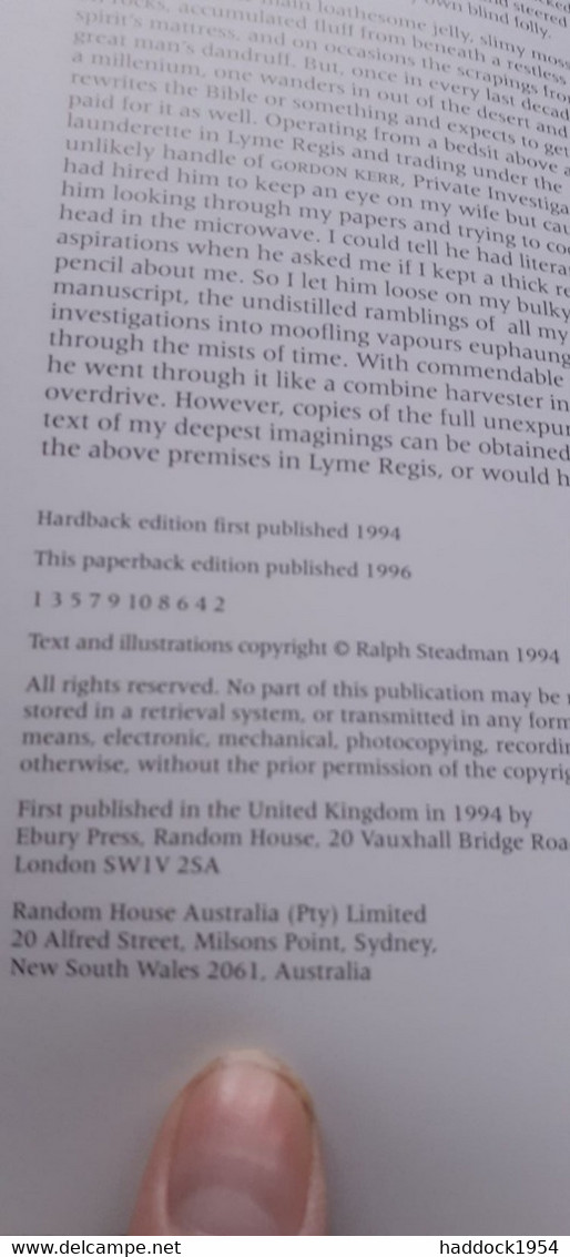 Still Life With Bottle Whisky According To RALPH STEADMAN Ebury Press 1996 - Britannica