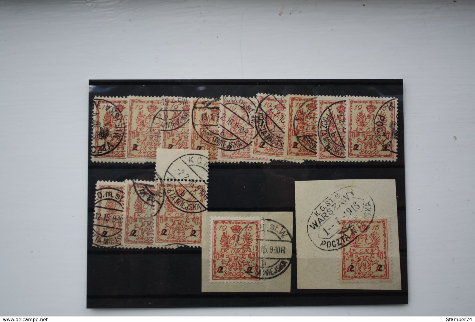 1915 Warszawa  14 Used Stamps - Usados