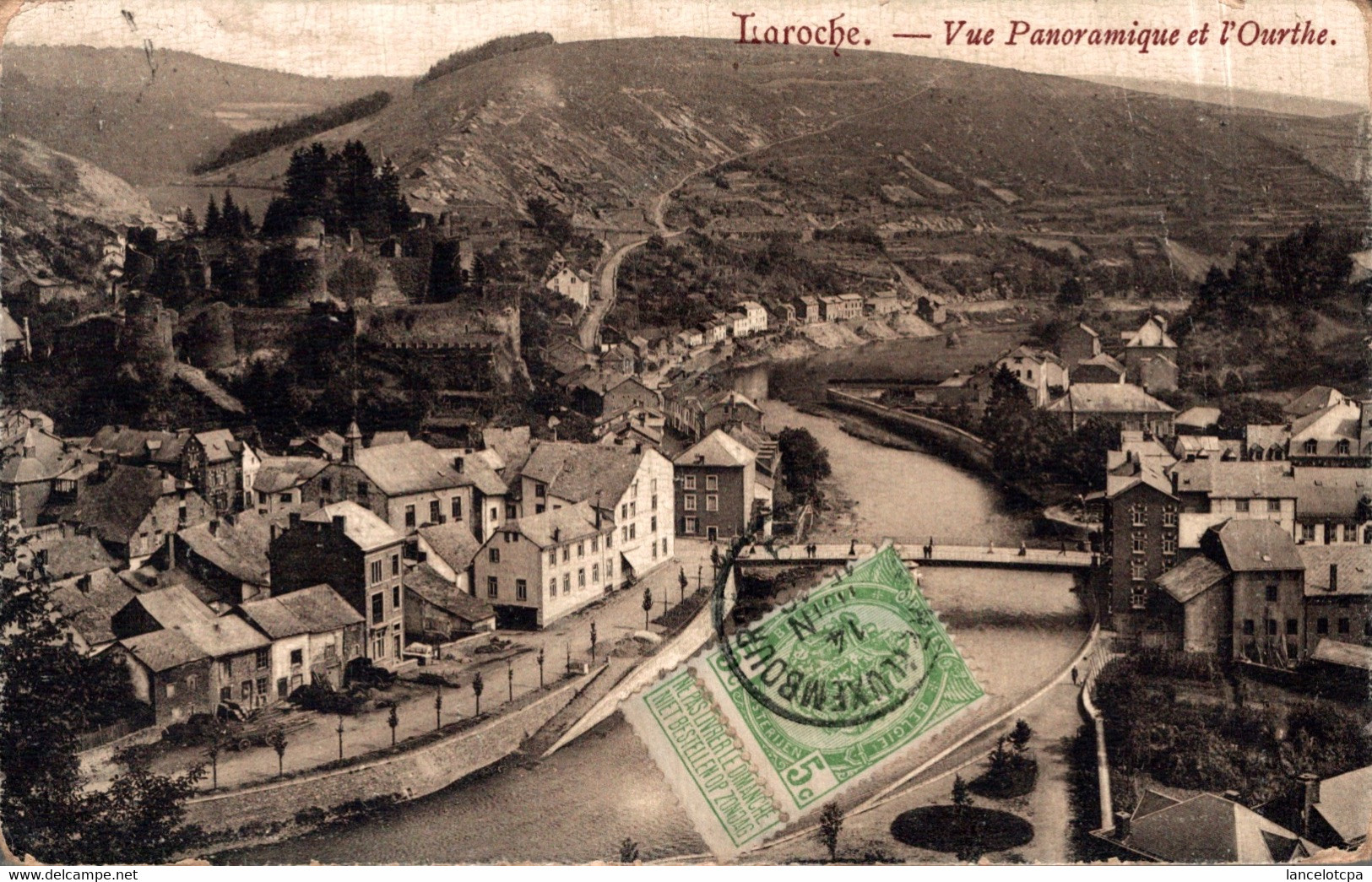 LAROCHE / VUE PANORAMIQUE ET L'OURTHE - La-Roche-en-Ardenne