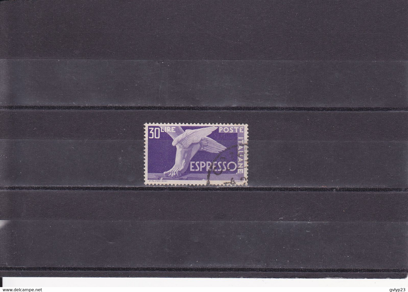 PIED AILé / OBLITéRé/ 30 L VIOLET/ N° 31 YVERT ET TELLIER 1945-51 - Poste Exprèsse