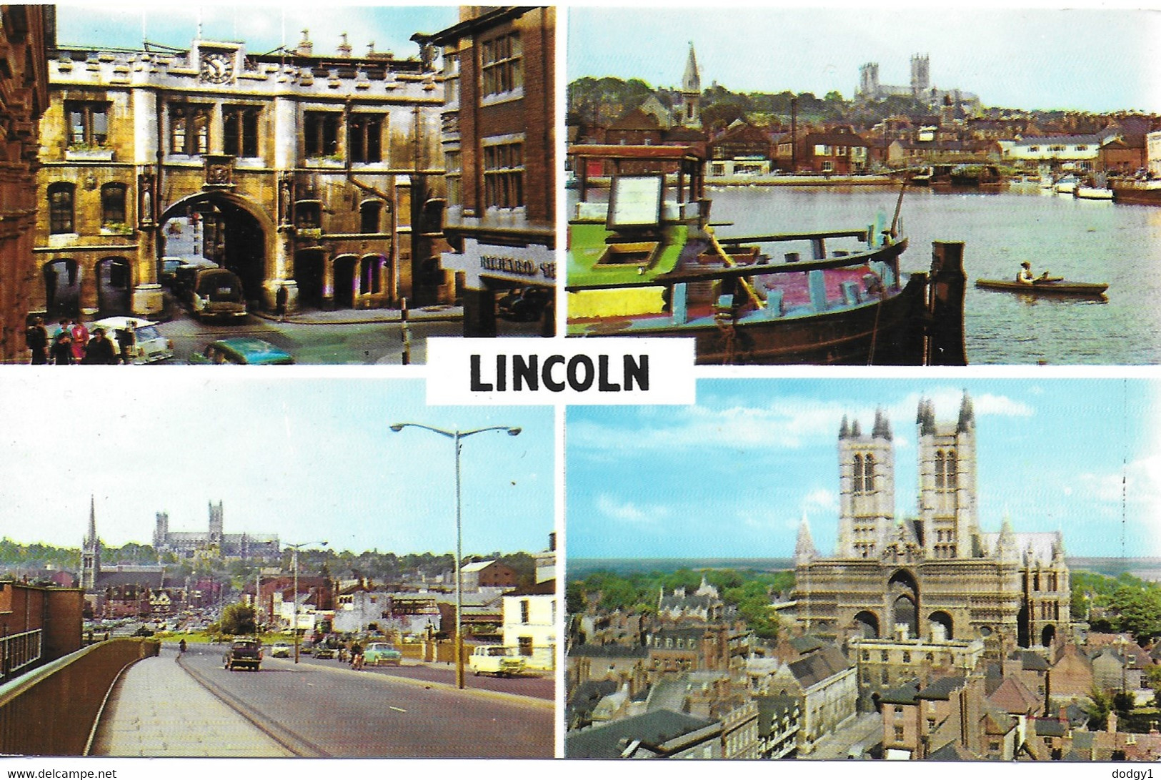 SCENES FROM LINCOLN, LINCOLNSHIRE, ENGLAND. UNUSED POSTCARD   Wd9 - Lincoln