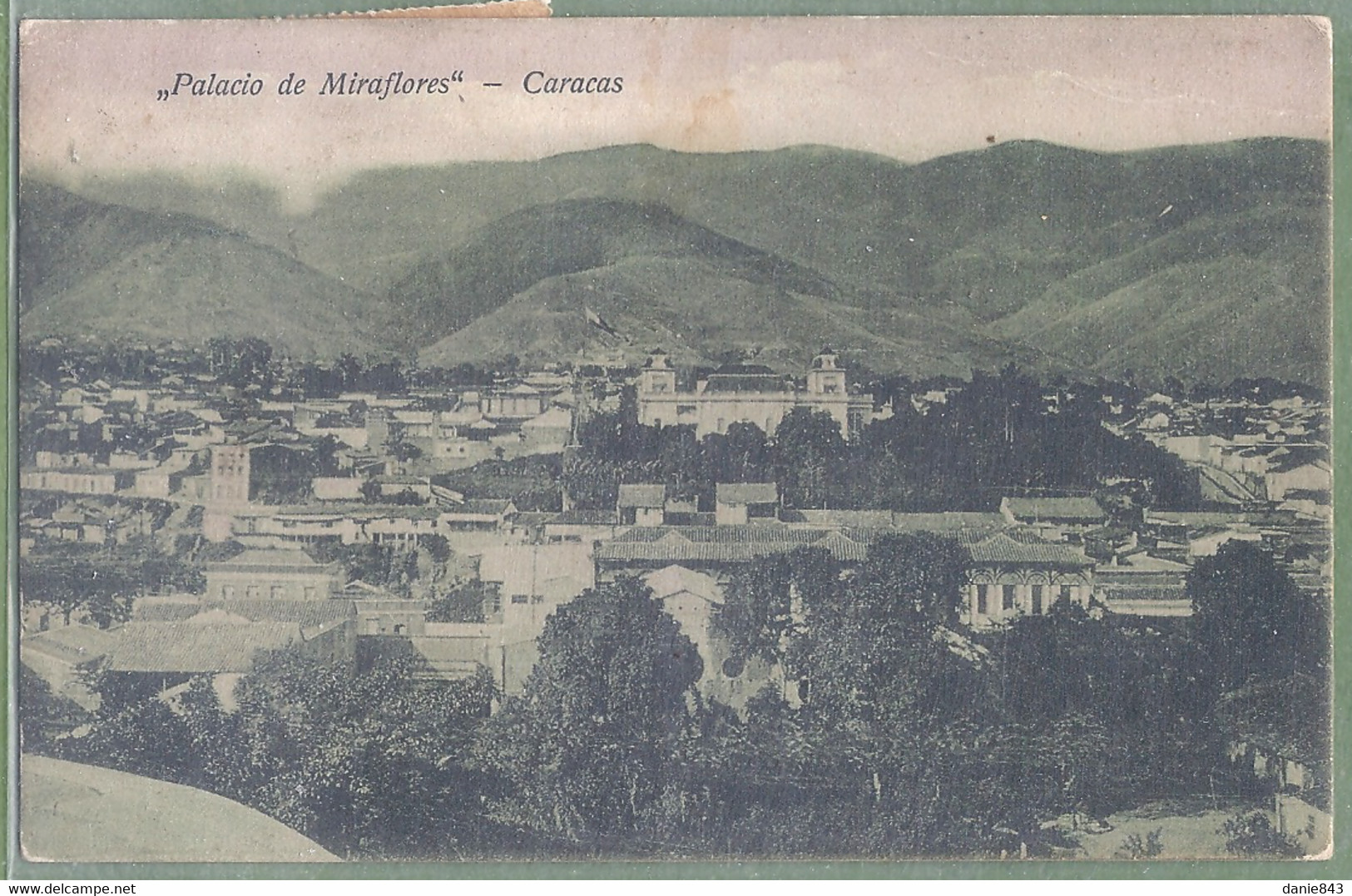 CPA Vue Rare - VENEZUELA - CARACAS - VUE SUR LE "PALACIO DE MIRAFLORES - édition "La Margarita" J.M. Chirinos - - Venezuela