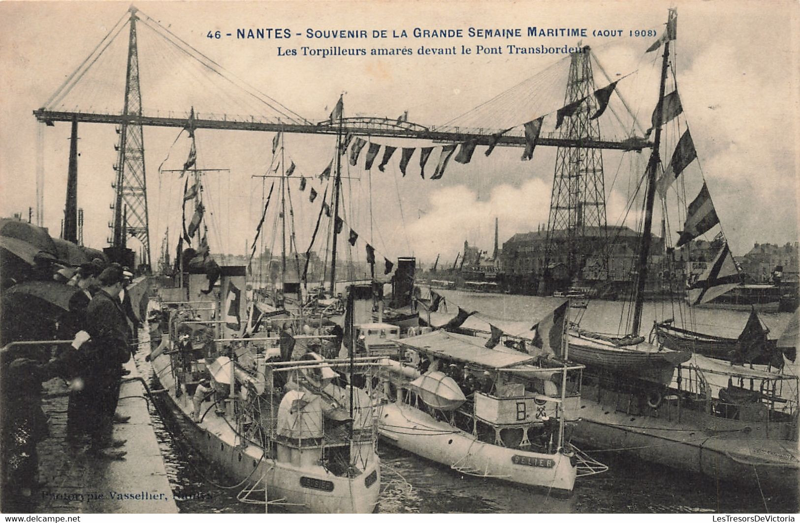 France - Nantes - Souvenir De La Grande Semaine Maritime - Août 1908 - Phot. Vassellier - Carte Postale Ancienne - Nantes