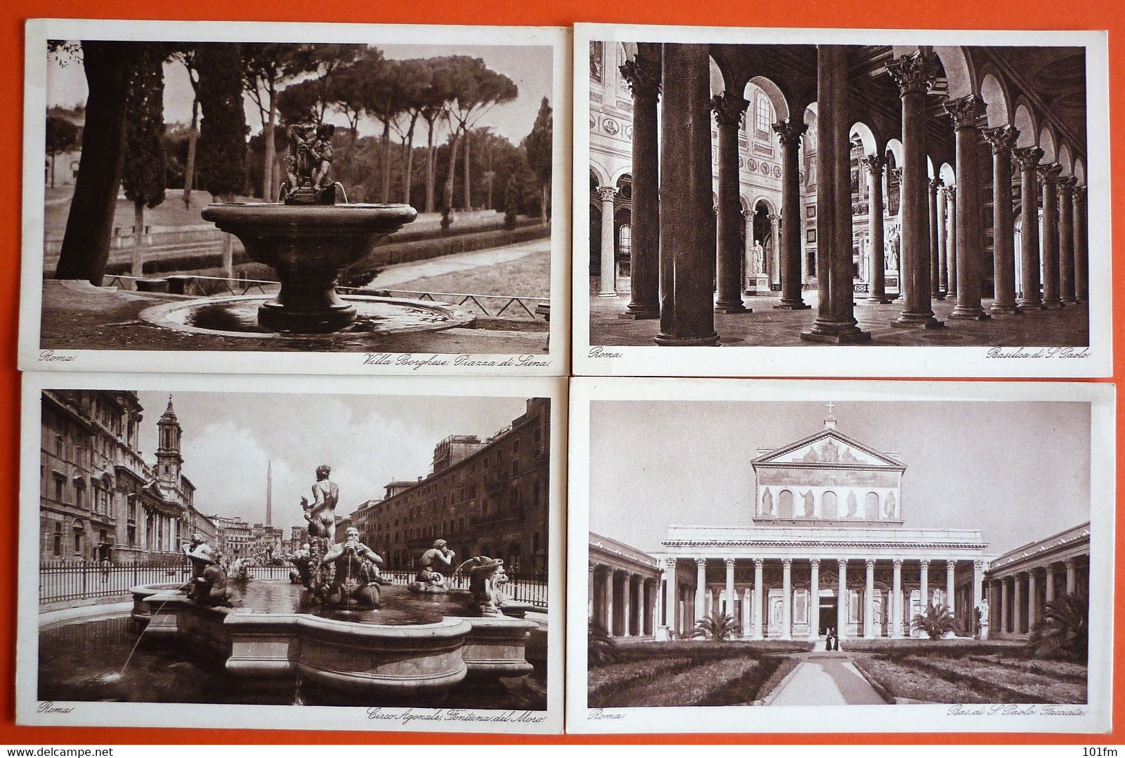 ITALIA , ROMA-LOT 10 CARTOLINE - Colecciones & Lotes