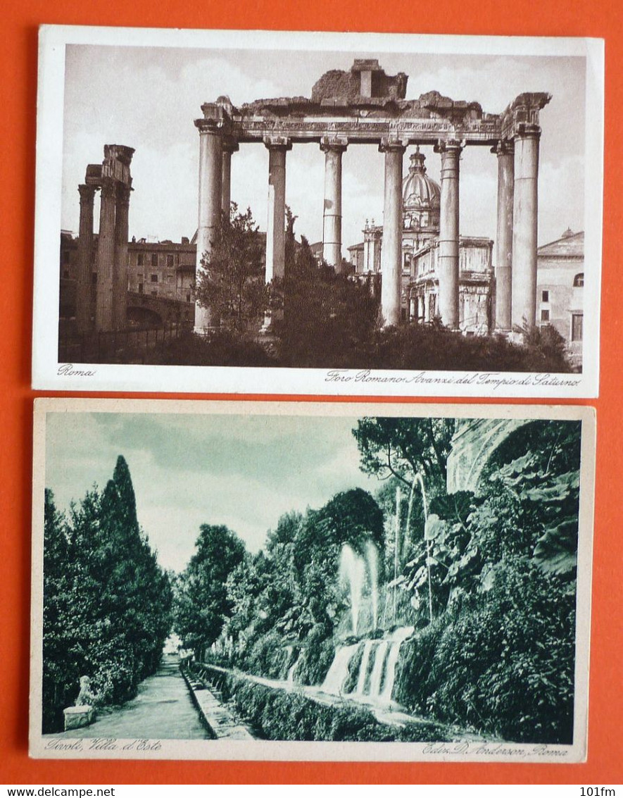 ITALIA , ROMA-LOT 10 CARTOLINE - Colecciones & Lotes