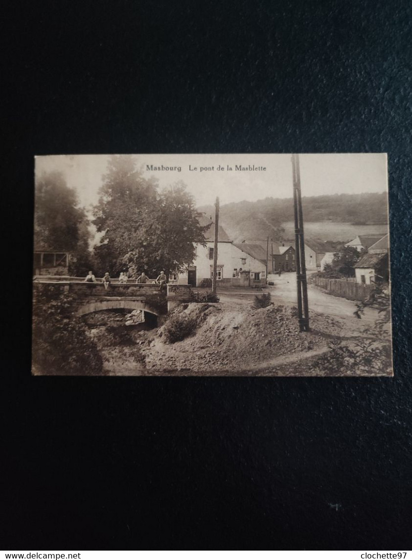 B1924- Masbourg Le Pont De La Masblette - Nassogne