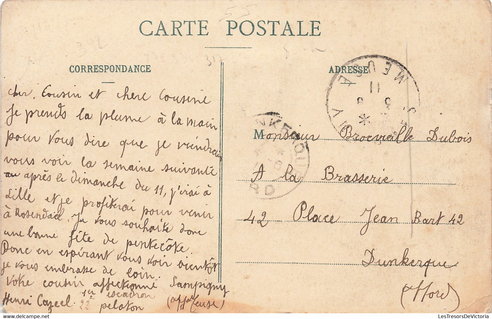 France - Sampigny - Rue Du Bourg - Oblitéré 1911 - Carte Postale Ancienne - Commercy