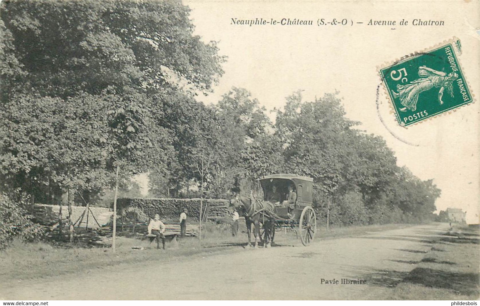 YVELINES   NEAUPHLE LE CHATEAU  Avenue De Chatron - Neauphle Le Chateau
