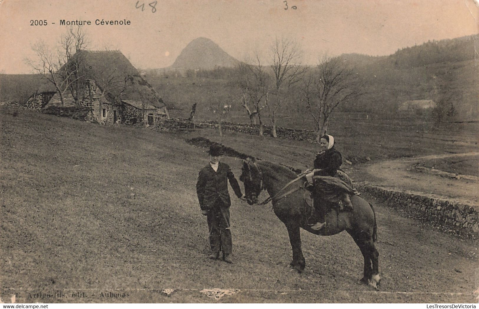 France - Monture Cévenole - Edit. Artige Et Fils - Animé - Carte Postale Ancienne - Autres & Non Classés