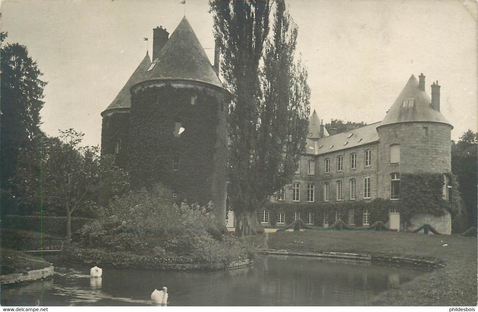 SEINE ET MARNE  ROSAY EN BRIE (carte Photo) Chateau De La Grange - Rozay En Brie