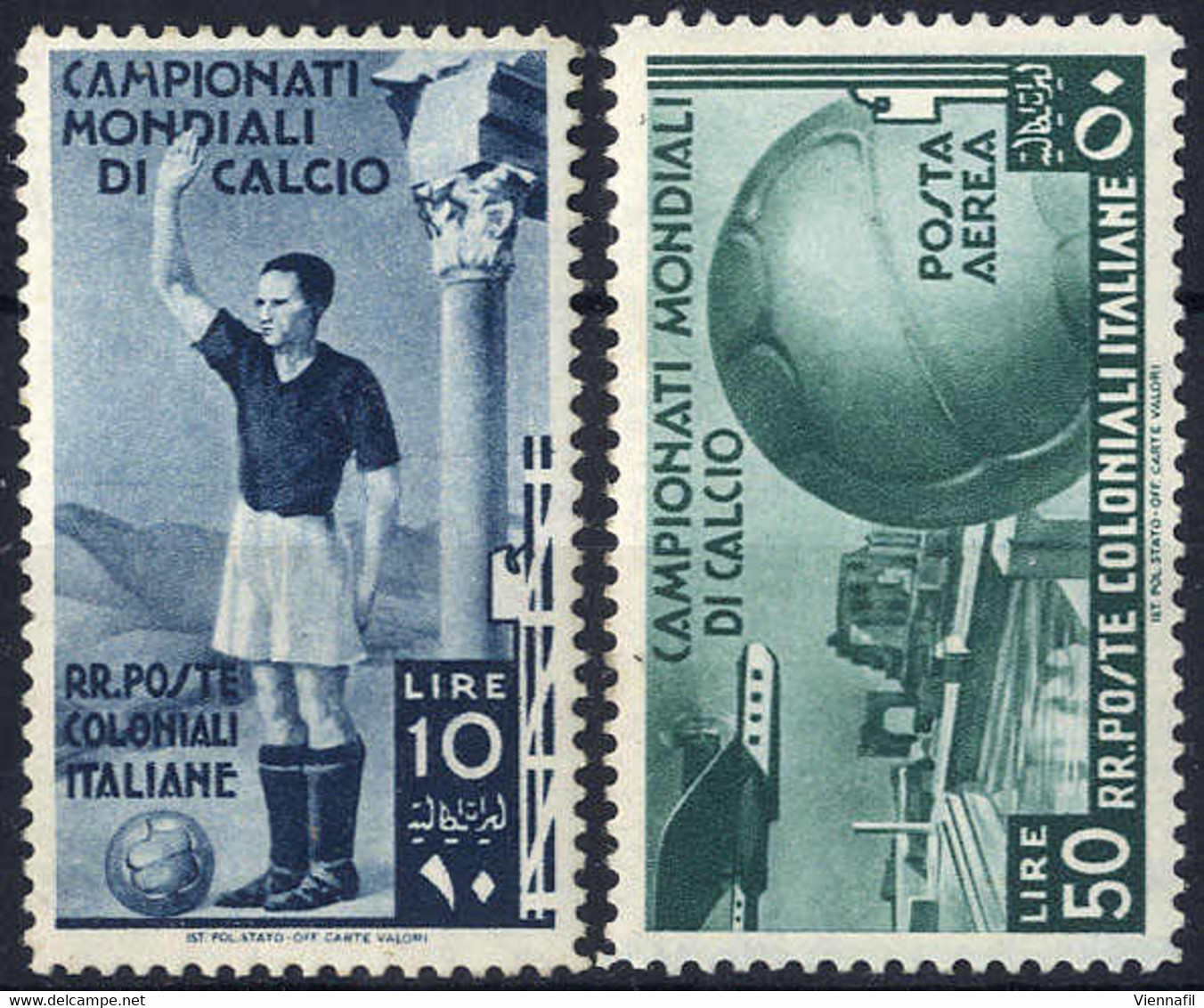 * 1934, Calcio, 12 Val. (S. 46-A37 / 800,-) - General Issues
