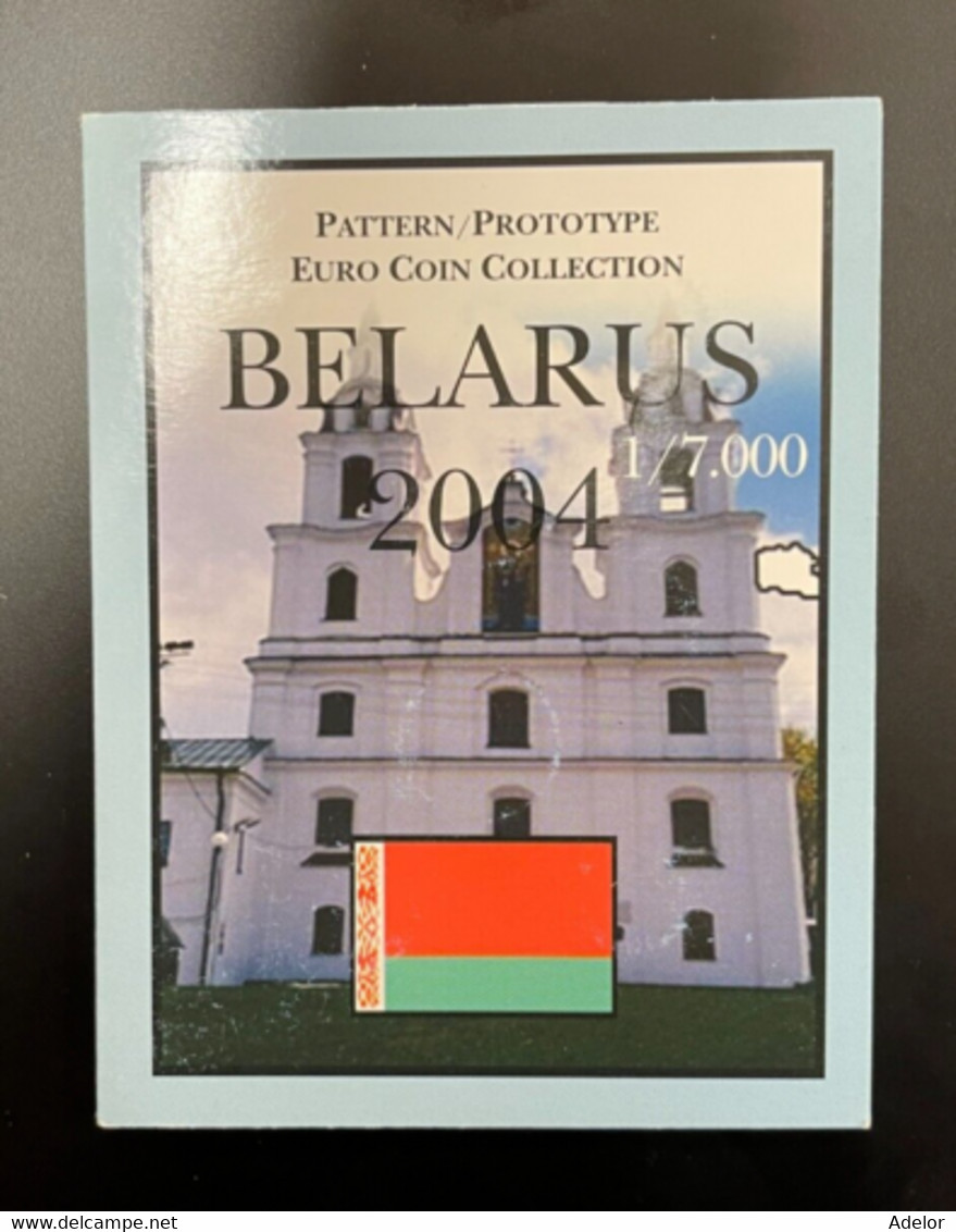 Coffret Pattern (prototype), Série En Euros BU Belarus. 1 C à 2 € - Fictifs & Spécimens