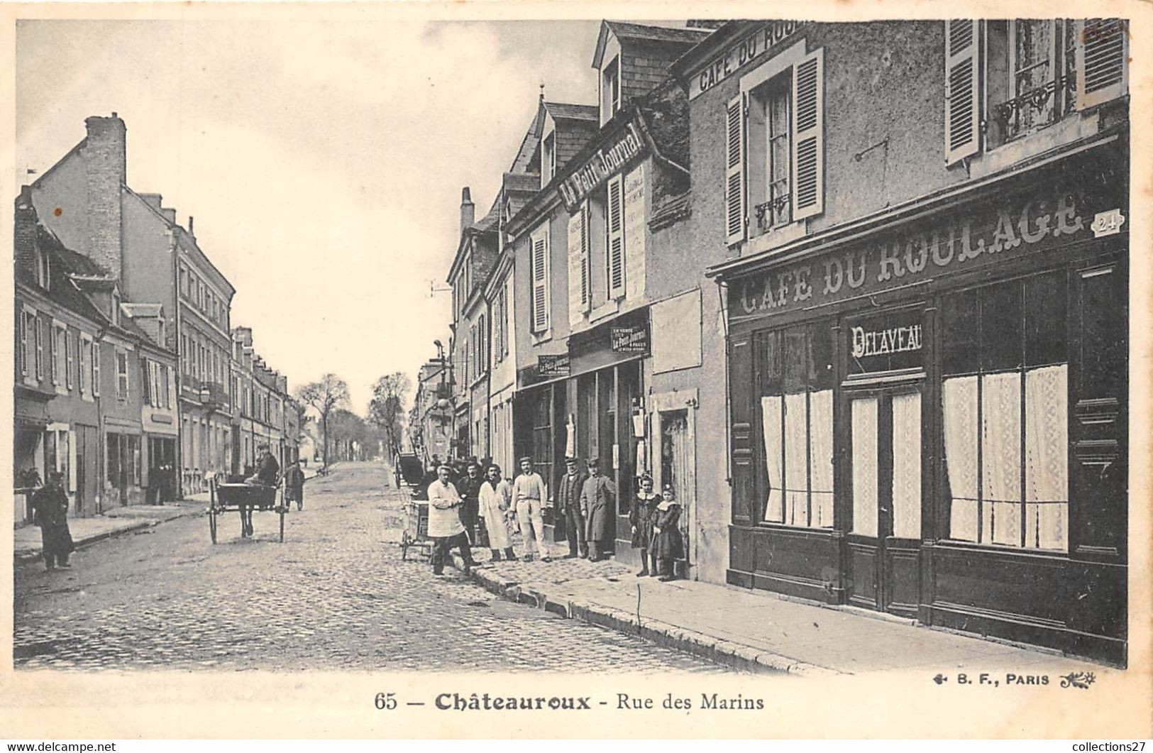 36-CHÂTEAUROUX- RUE DES MARINS - Chateauroux
