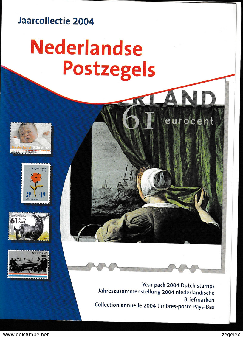 2004 Jaarcollectie PostNL Postfris/MNH**, Official Yearpack - Années Complètes