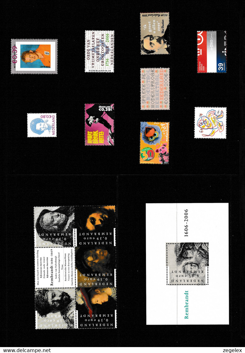 2006 Jaarcollectie PostNL Postfris/MNH**, Official Yearpack. See Description - Años Completos