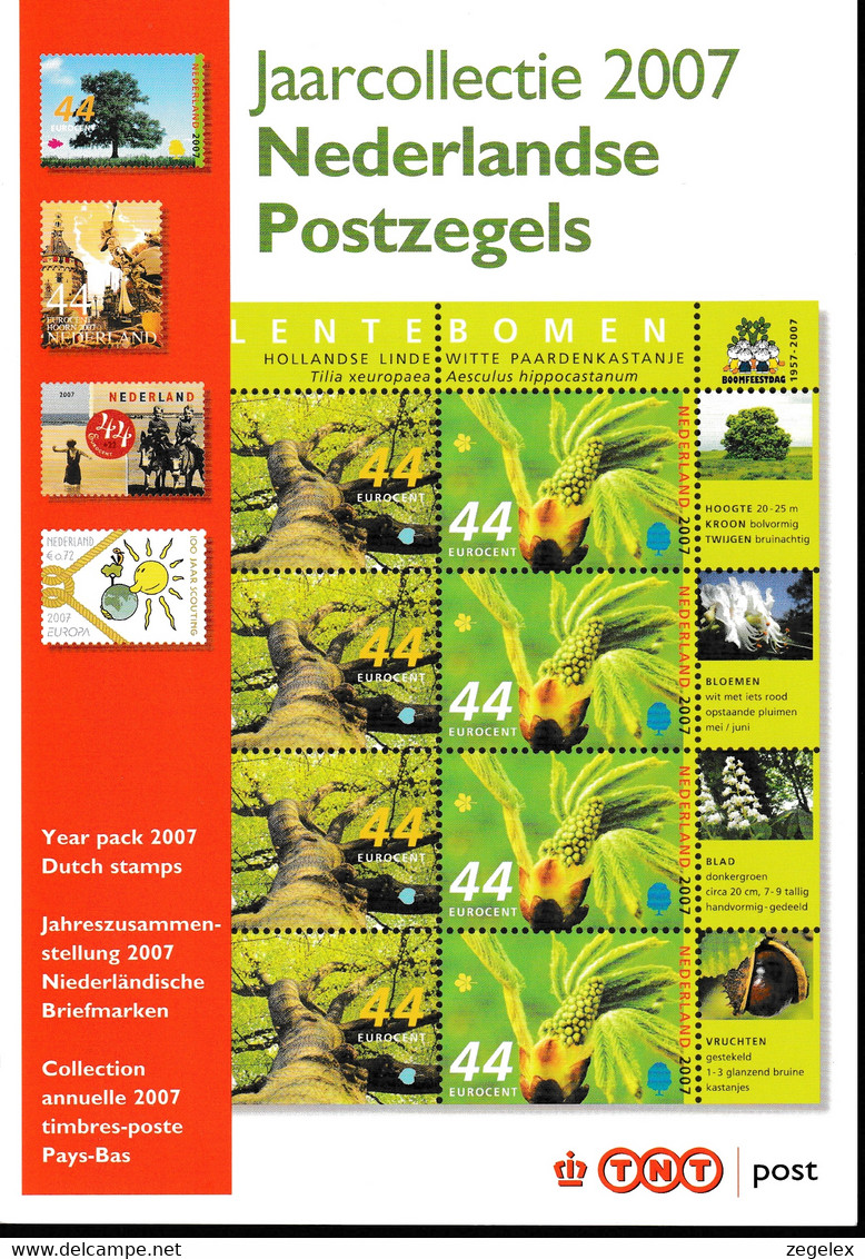 2007 Jaarcollectie PostNL Postfris/MNH**, Official Yearpack. See Description - Années Complètes