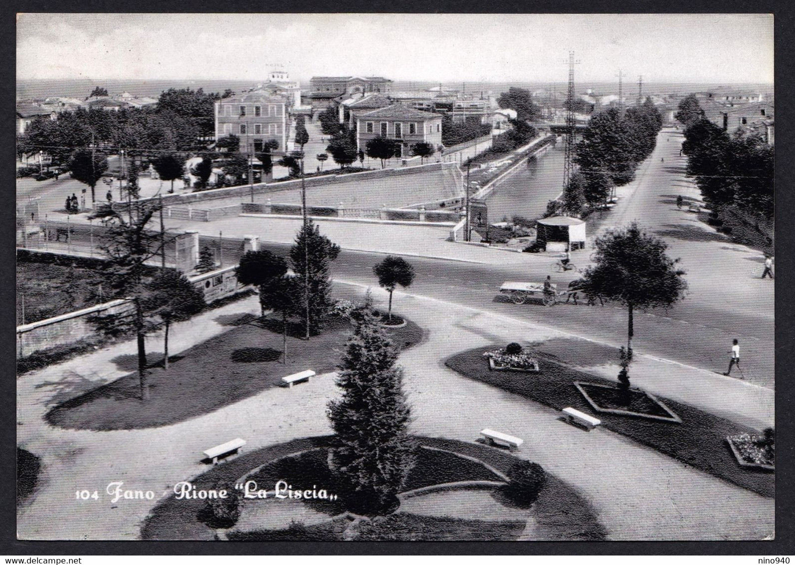 FANO (PS) - Rione La Liscia - F/G - V: 1956 - Fano