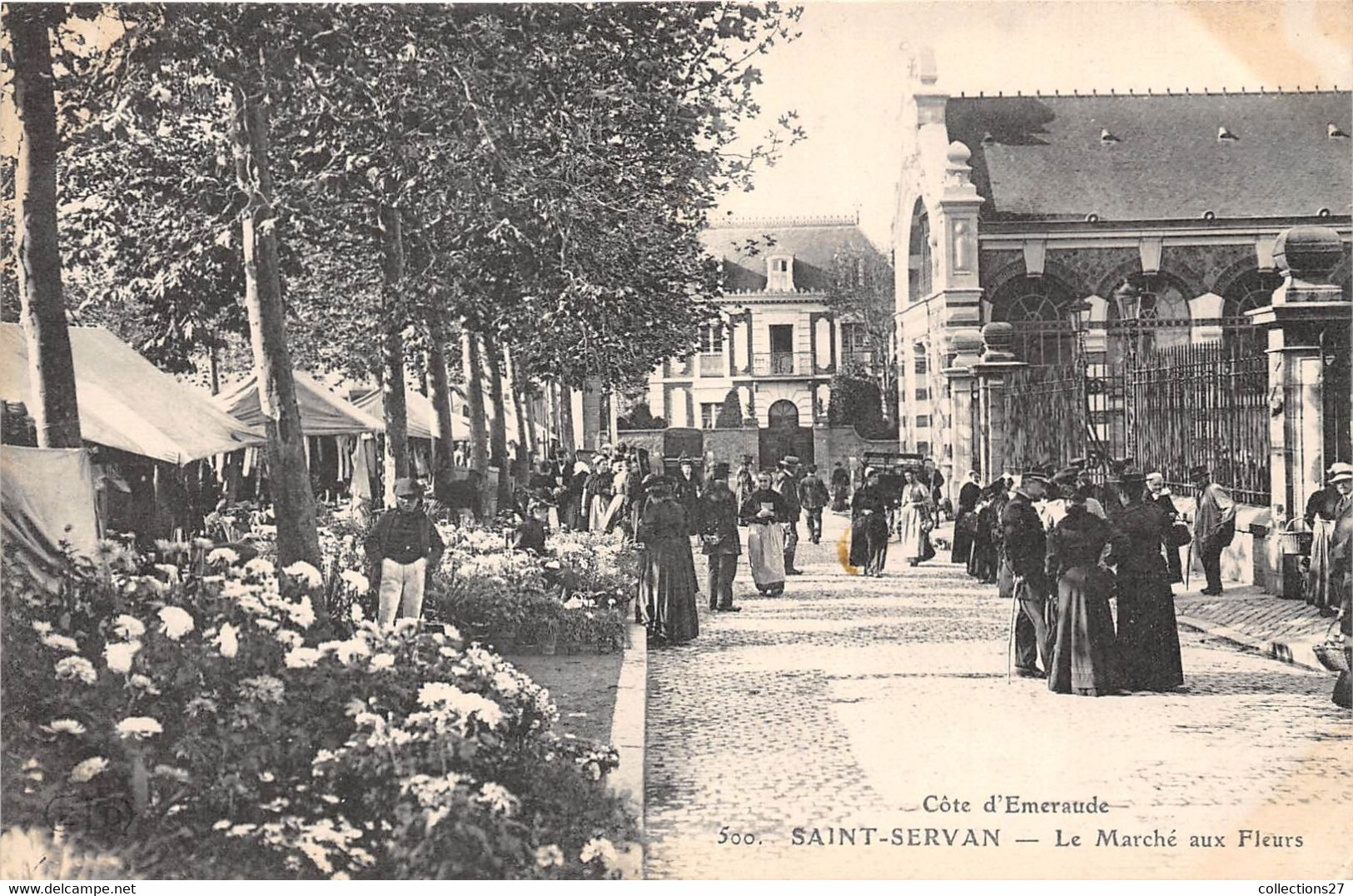 56-SAINT-SERVANT- LE MARCHE AUX FLEURS - Autres & Non Classés