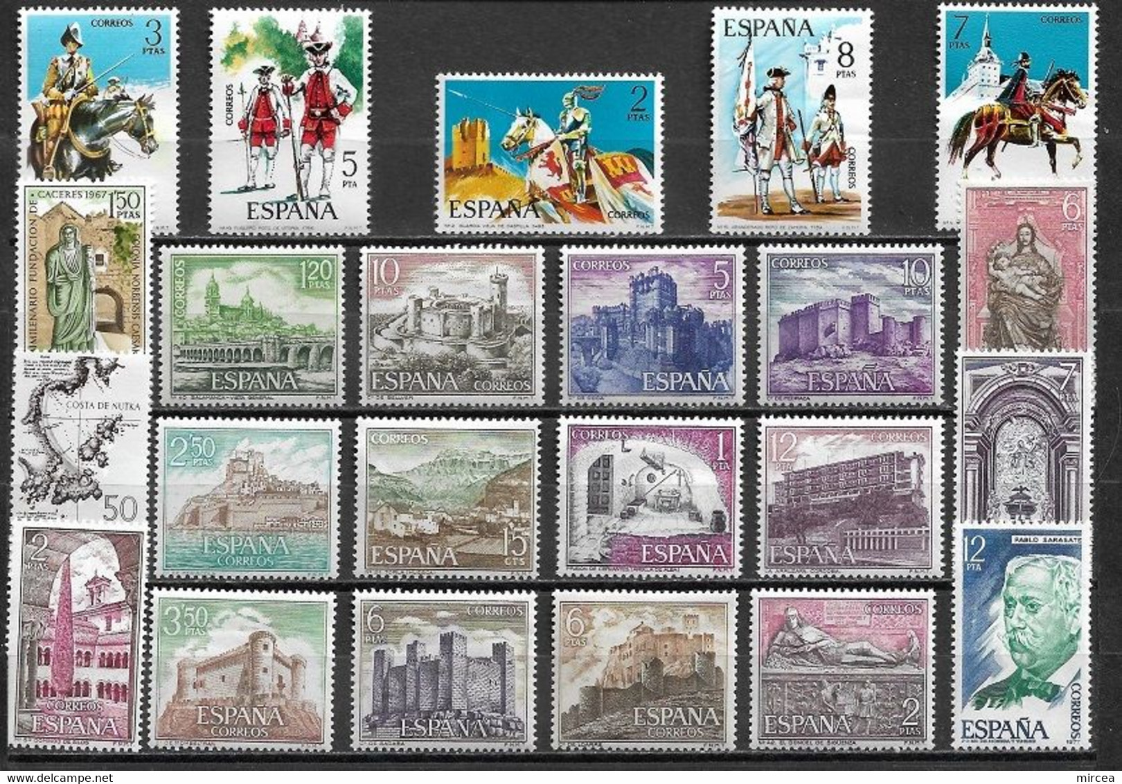 C2883 - Lot Timbres Neufs** Espagne - Collections