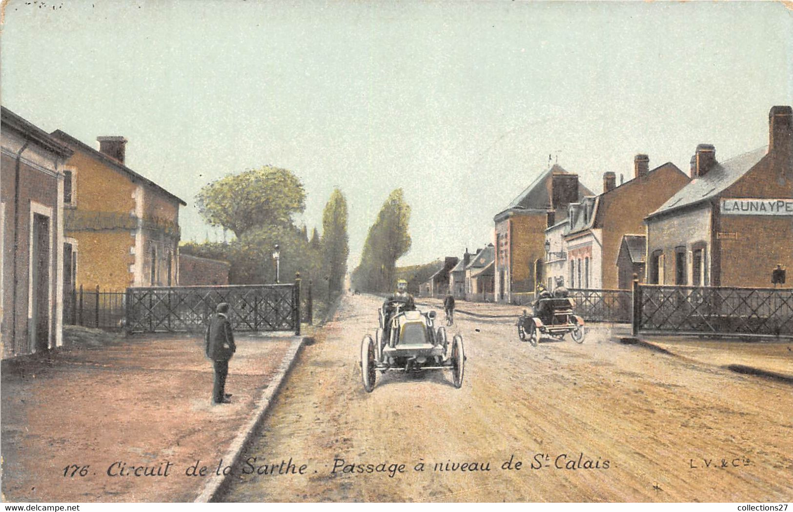 72-SAINT-CALAIS-CIRCUIT DE LA SARTHE- PASSAGE A NIVEAU DE ST-CALAIS - Saint Calais