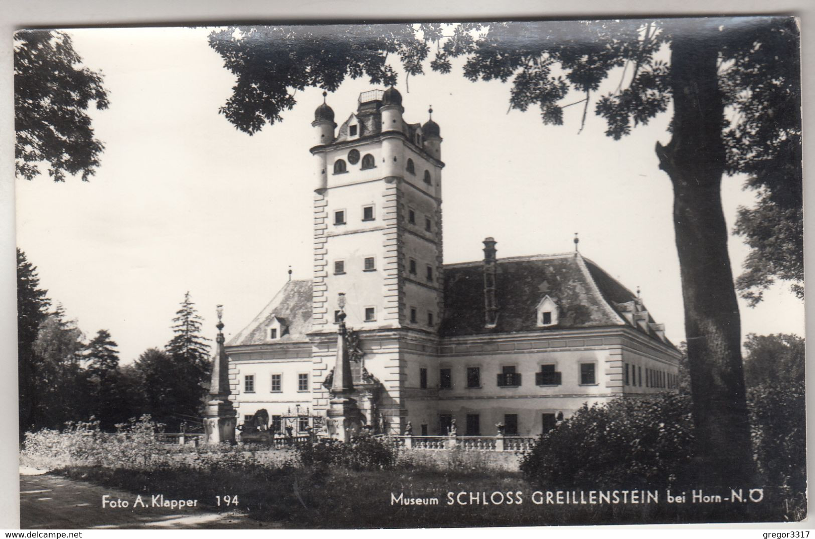 C5336) Museum Schloss GREILLENSTEIN Bei HORN - NÖ  Tolle Alte S/W AK - Foto A. Klapper - Horn