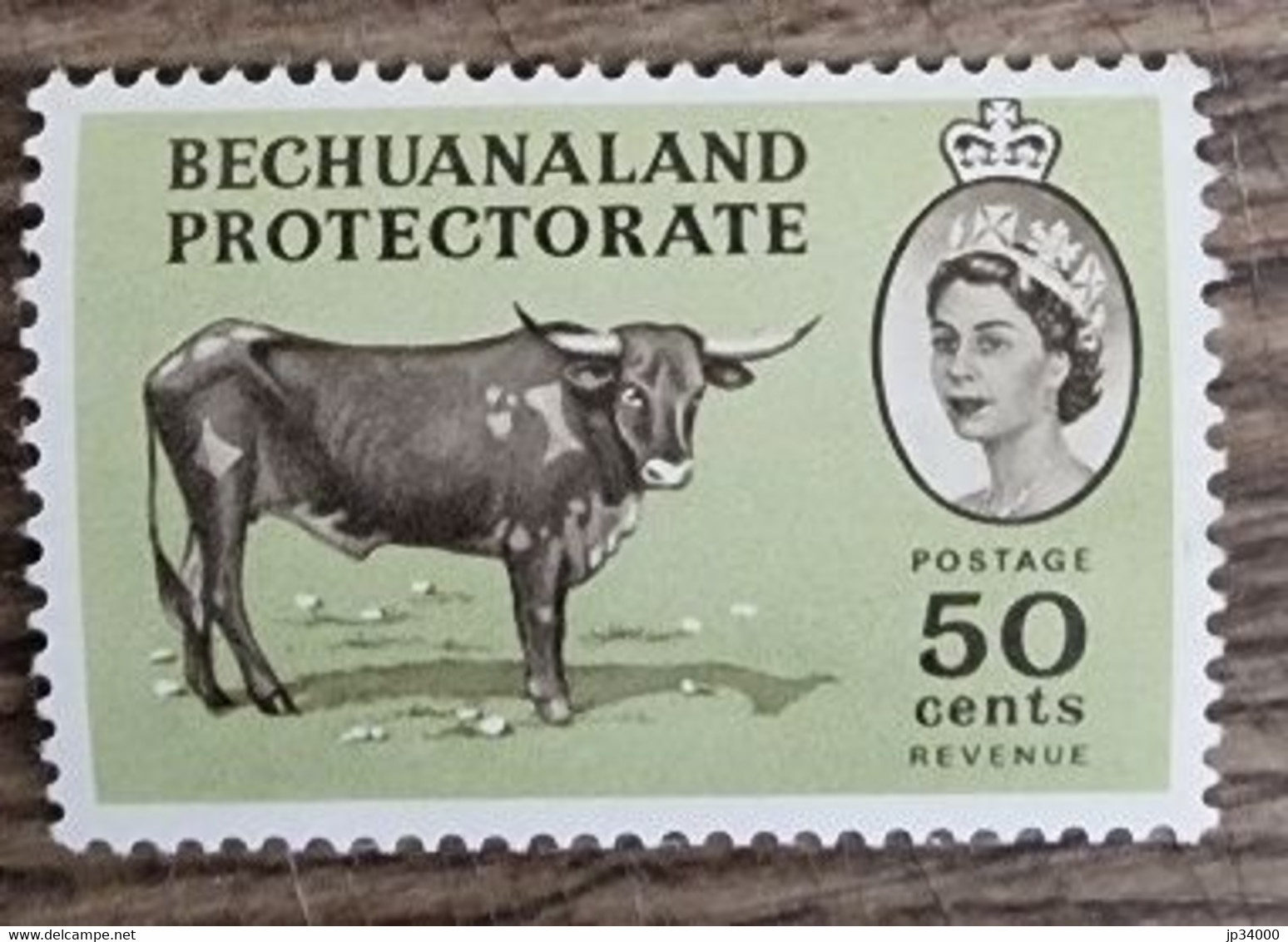 BECHUANALAND Vache, Bovins, Mammifères. Yvert N°130 Neuf Sans Charnière (MNH) - Koeien