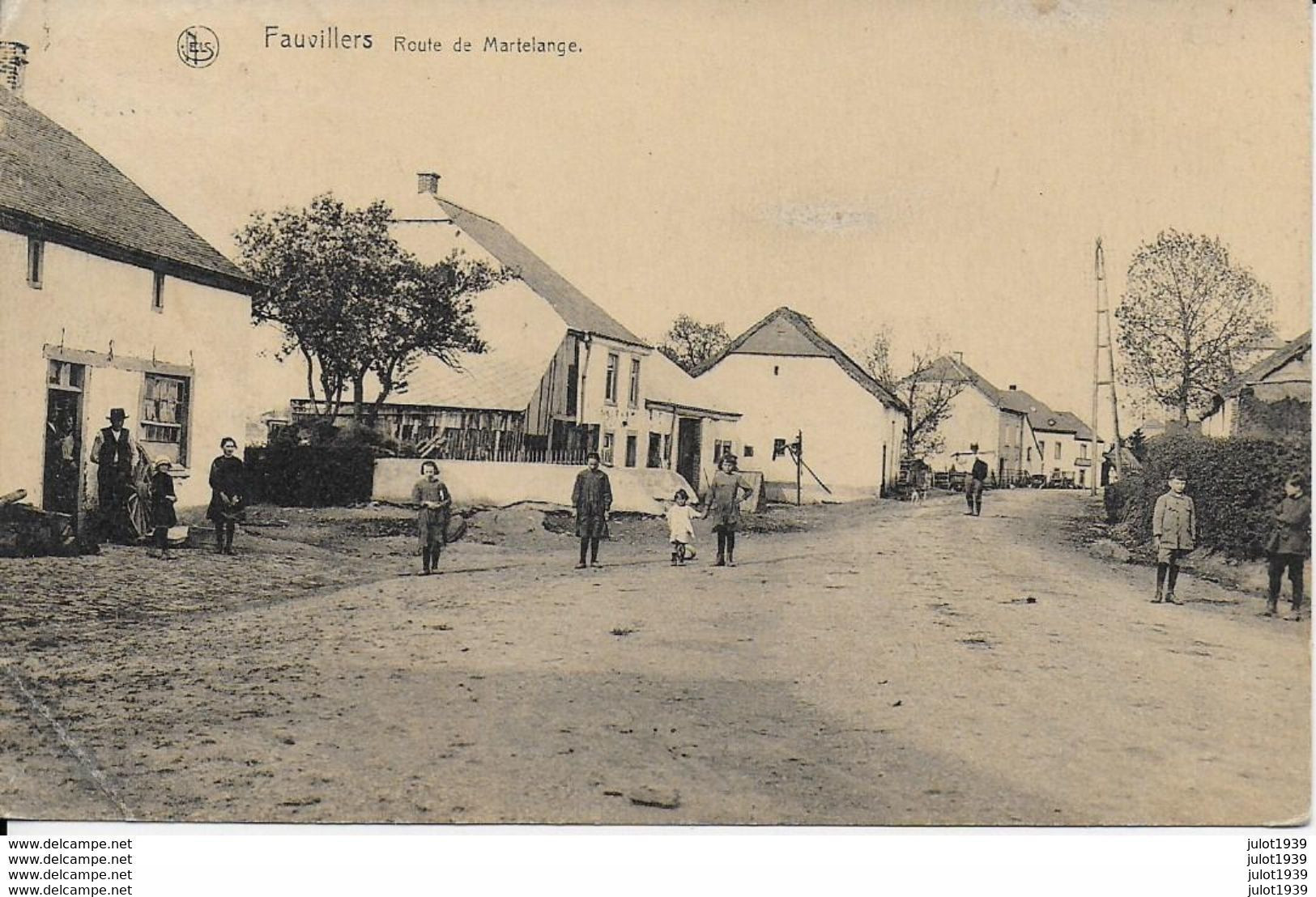 FAUVILLERS ..-- Route De MARTELANGE . 1930?? Vers ANDRIMONT . Voir Verso . - Fauvillers