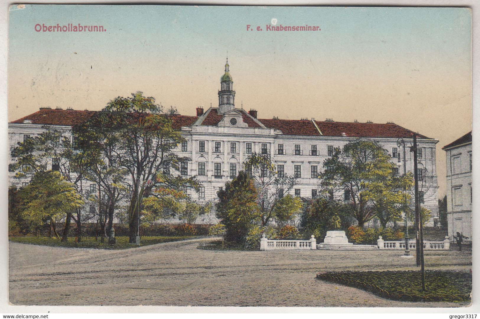 C5354) OBERHOLLABRUNN - F.e. KNABENSEMINAR - Alt ! 1911 - Hollabrunn