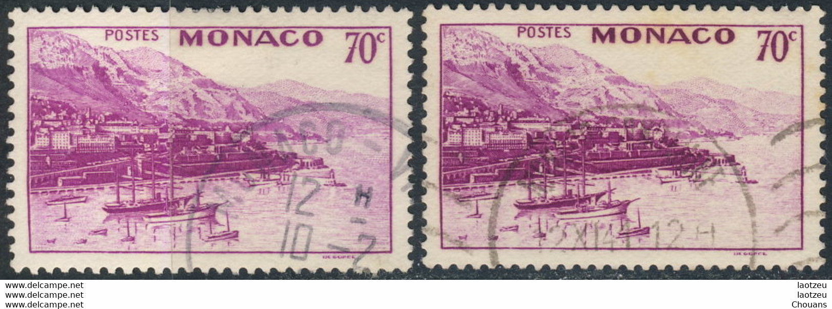 Monaco 1939. ~ YT 175B (par 2)- 60 C. Rade - Usati