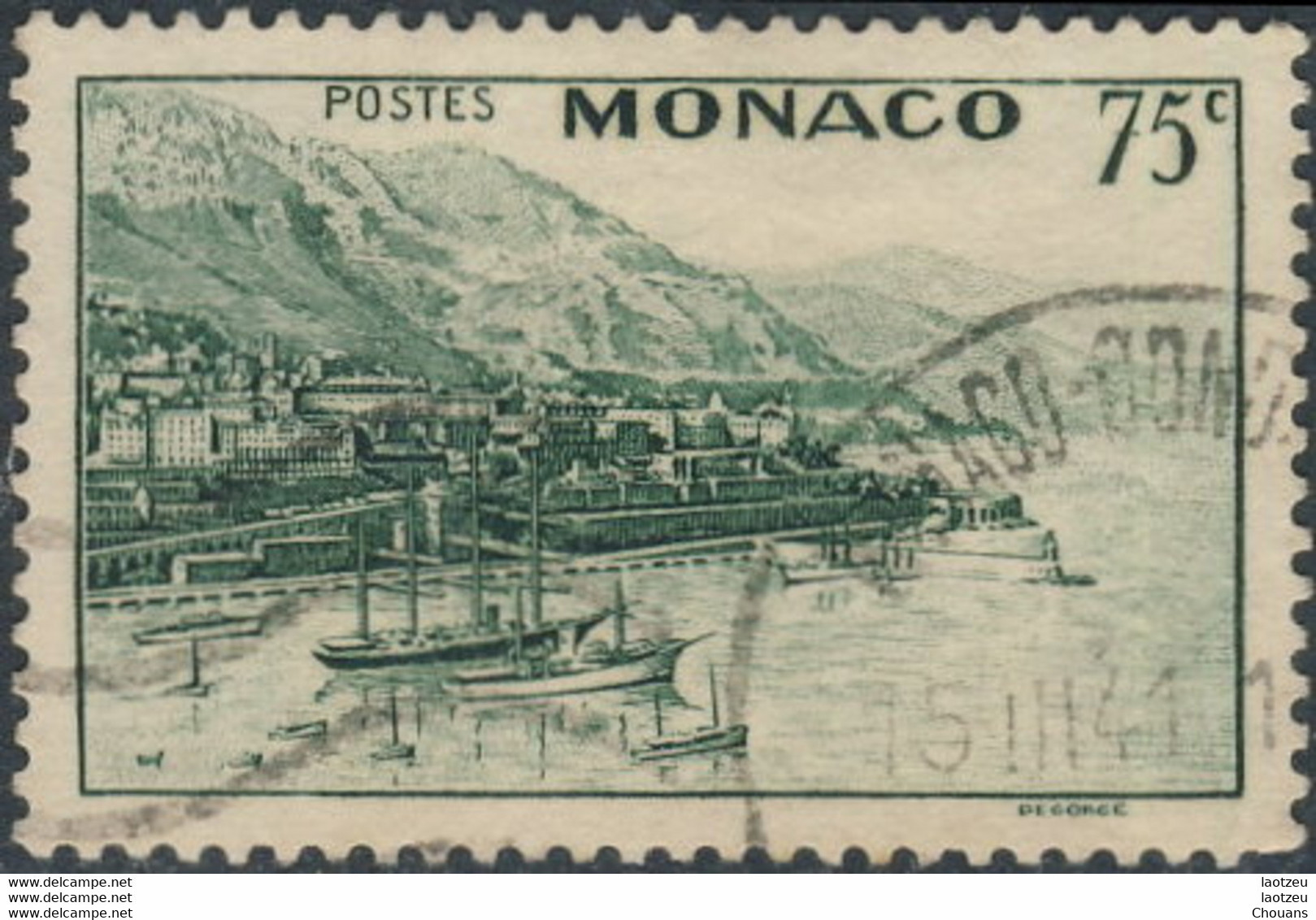 Monaco 1939. ~ YT 176 - 75 C. Rade - Oblitérés