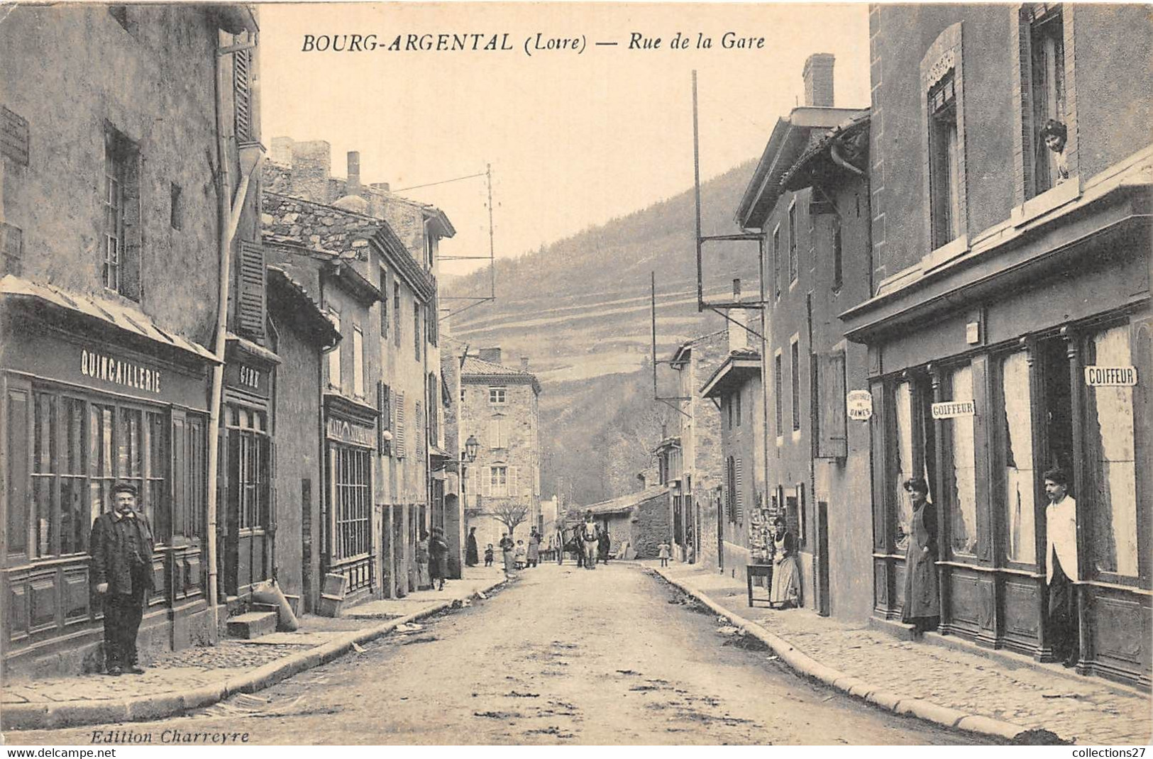 42-BOURG-ARGENTAL- RUE DE LA GARE - Bourg Argental