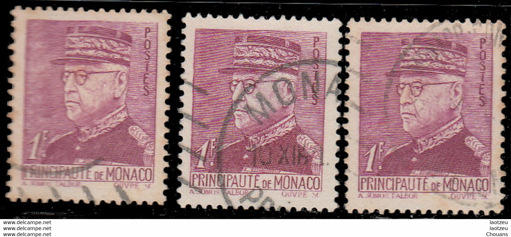 Monaco 1941. ~ YT 227 (par 3) - 1 F. Prince Louis II - Used Stamps