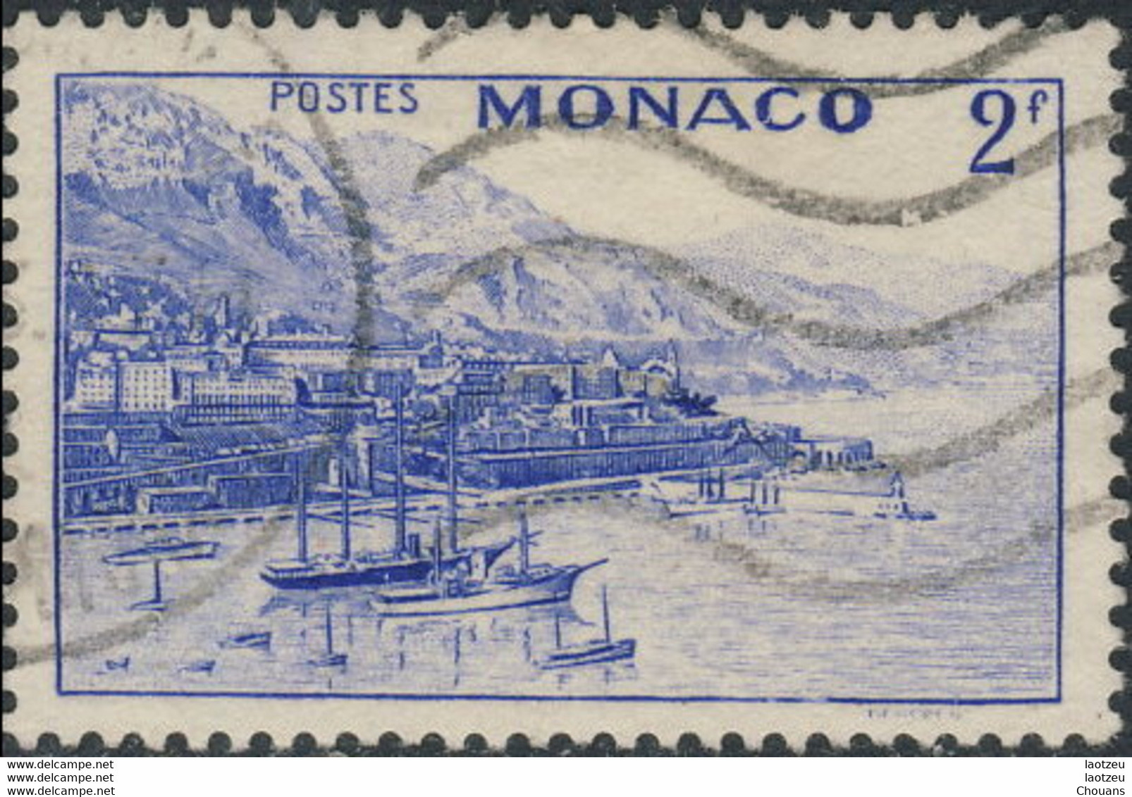 Monaco 1943. ~ YT 257 - 2 F. Rade - Oblitérés