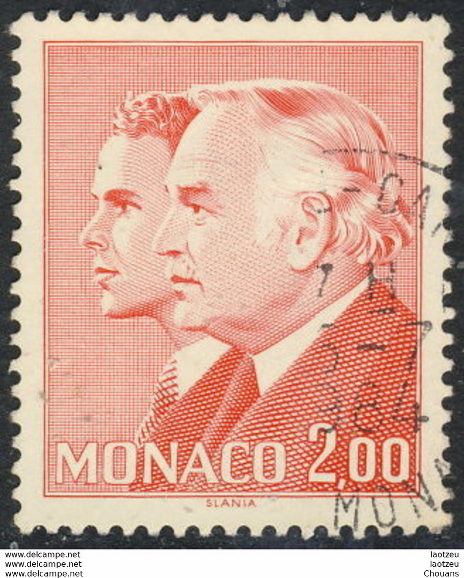 Monaco 1983. ~ YT 1374 - 2 F. Rainier Et Albert - Gebraucht