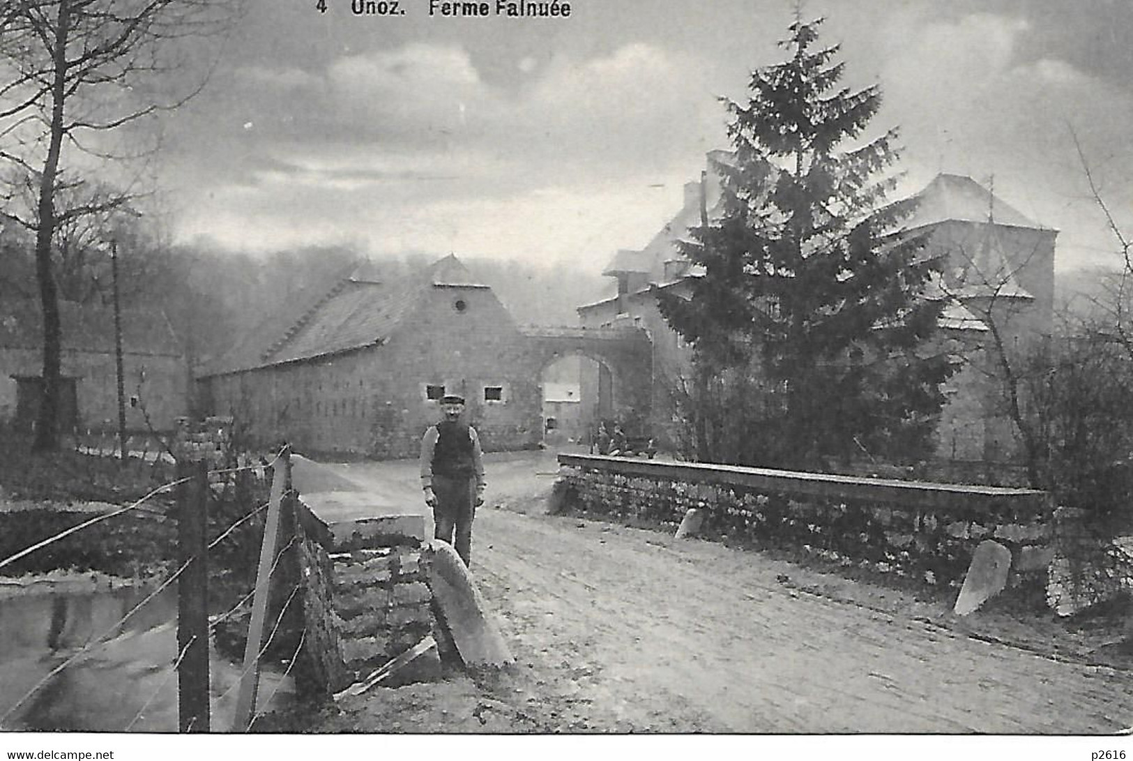 BELGIQUE- ONOZ - 1911 - FERME FALNUEE - Jemeppe-sur-Sambre