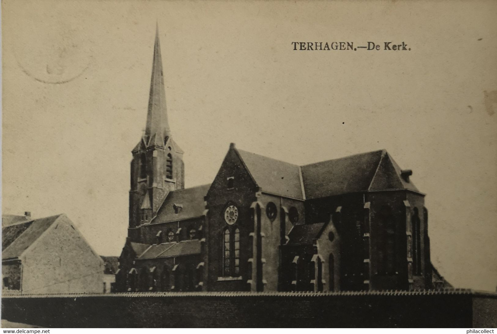 Terhagen (Rumst) De Kerk 1909 - Rumst