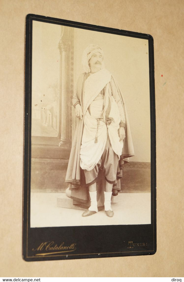 Grande Photo Militaire ? Tunisie De 1887 ,pour Collection,16,5 Cm. Sur 10,8 Cm - Oud (voor 1900)