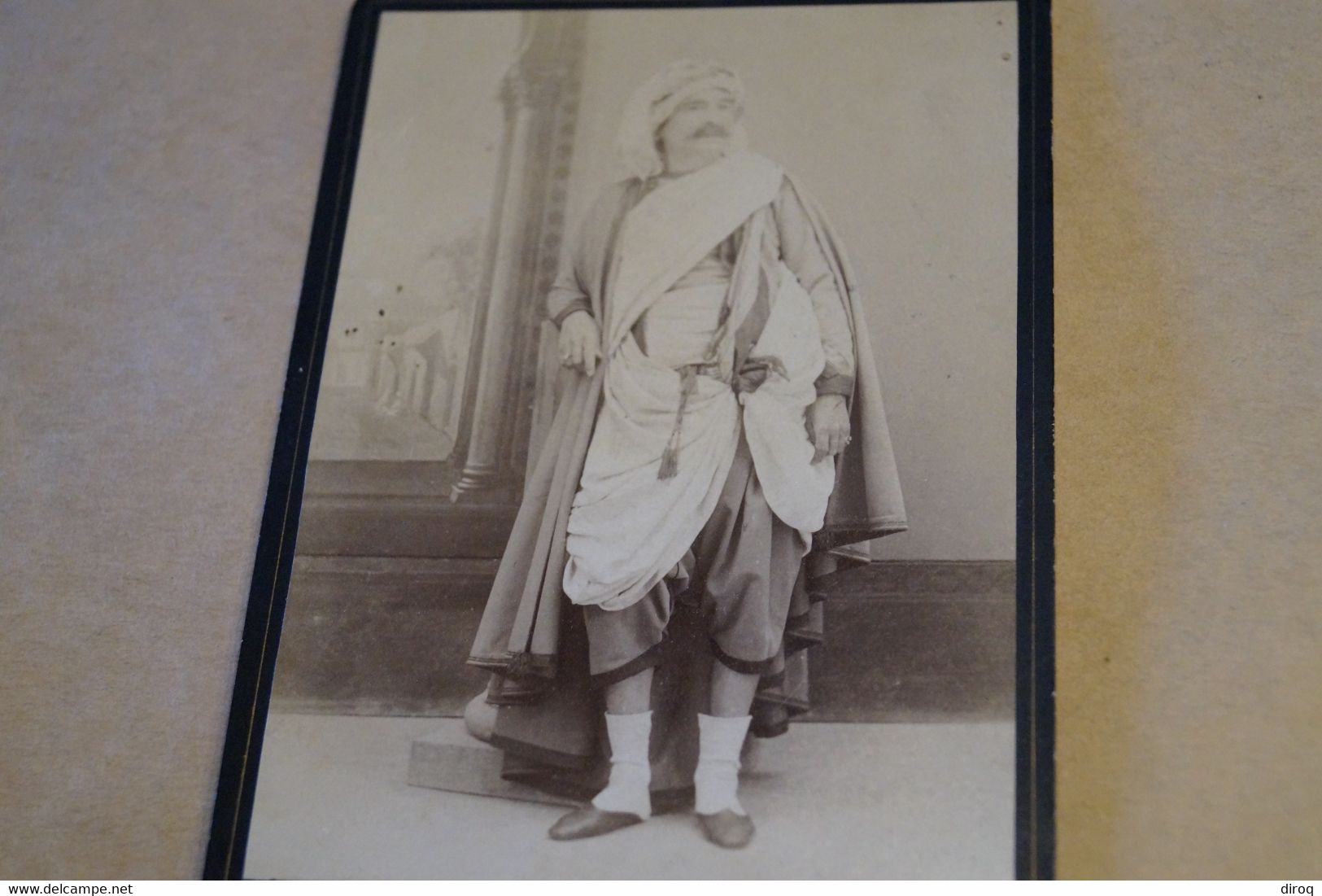 Grande Photo Militaire ? Tunisie De 1887 ,pour Collection,16,5 Cm. Sur 10,8 Cm - Old (before 1900)