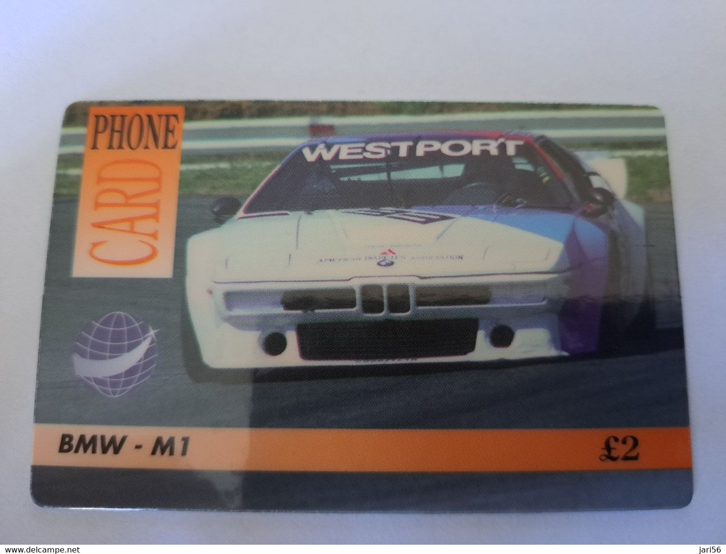 GREAT BRITAIN   2 POUND  /  BMW - M1  AUTO/CAR /RACE  /    DIT PHONECARD    PREPAID CARD      **12126** - [10] Sammlungen