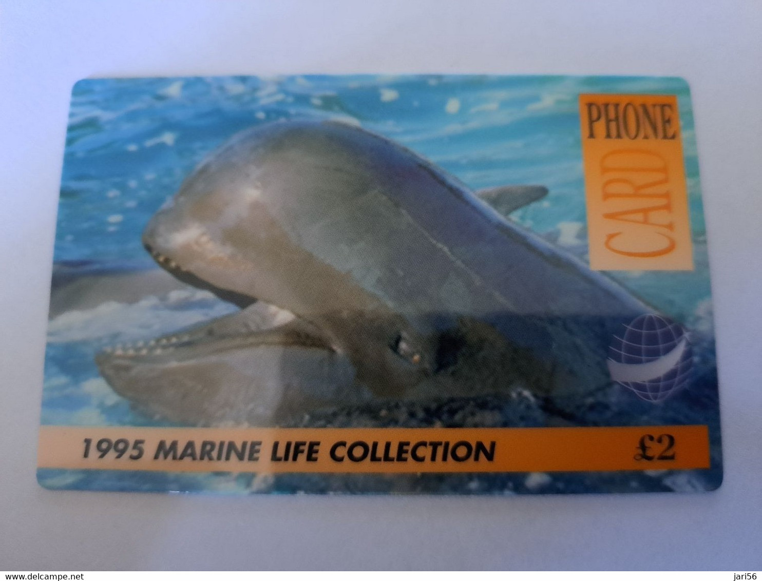 GREAT BRITAIN   2 POUND  /  WHALE /DOLPHIN     /    DIT PHONECARD    PREPAID CARD      **12129** - [10] Collections