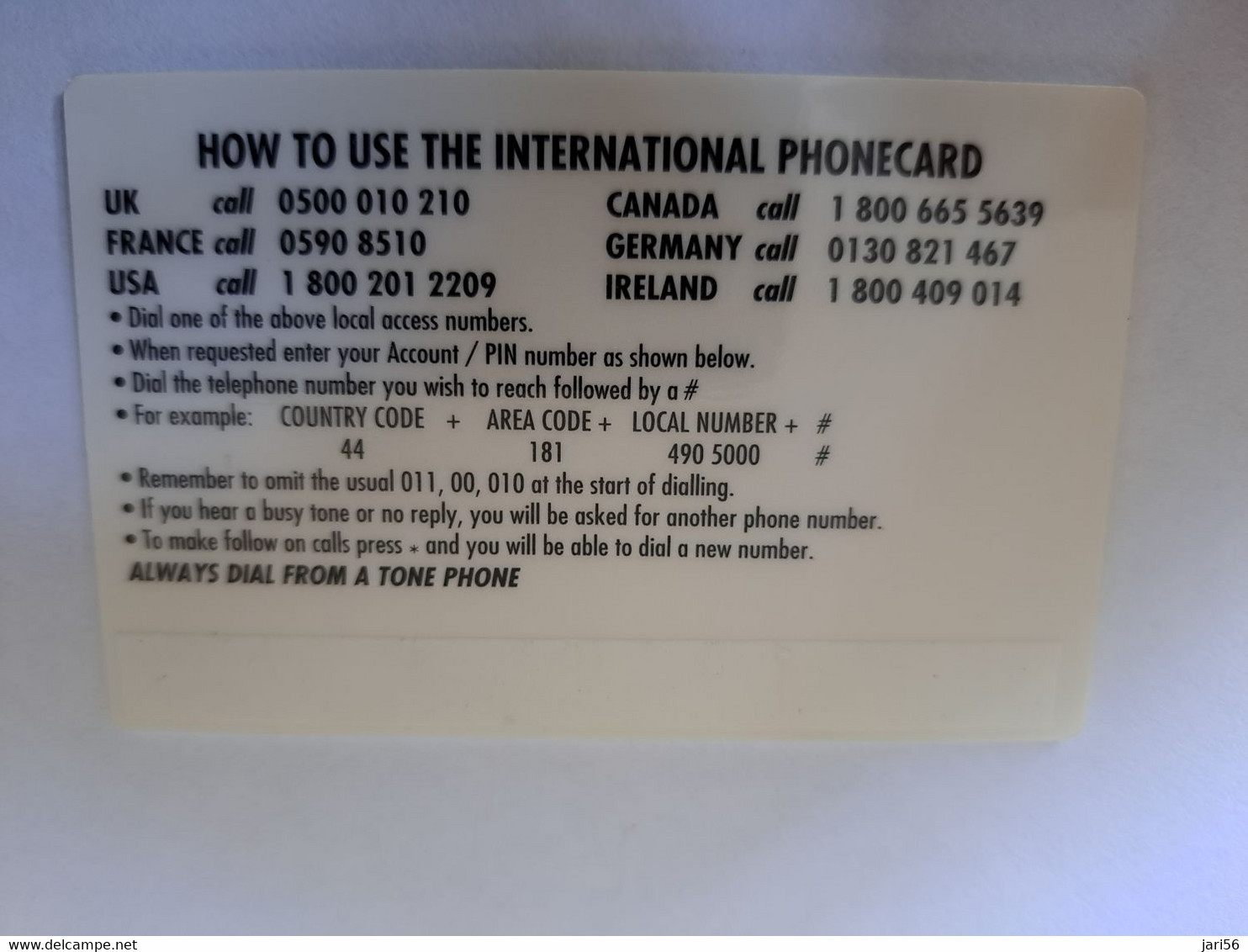 GREAT BRITAIN   15 POUND   / AEROPLANE  AIR EUROPE     DIT PHONECARD    PREPAID CARD      **12130** - [10] Sammlungen