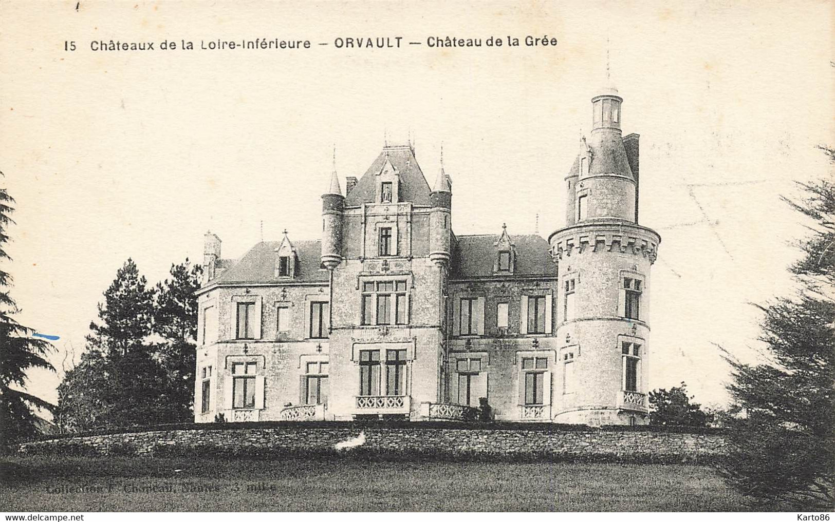 Orvault * Château De La Grée * Châteaux De La Loire Inférieure N°15 - Orvault