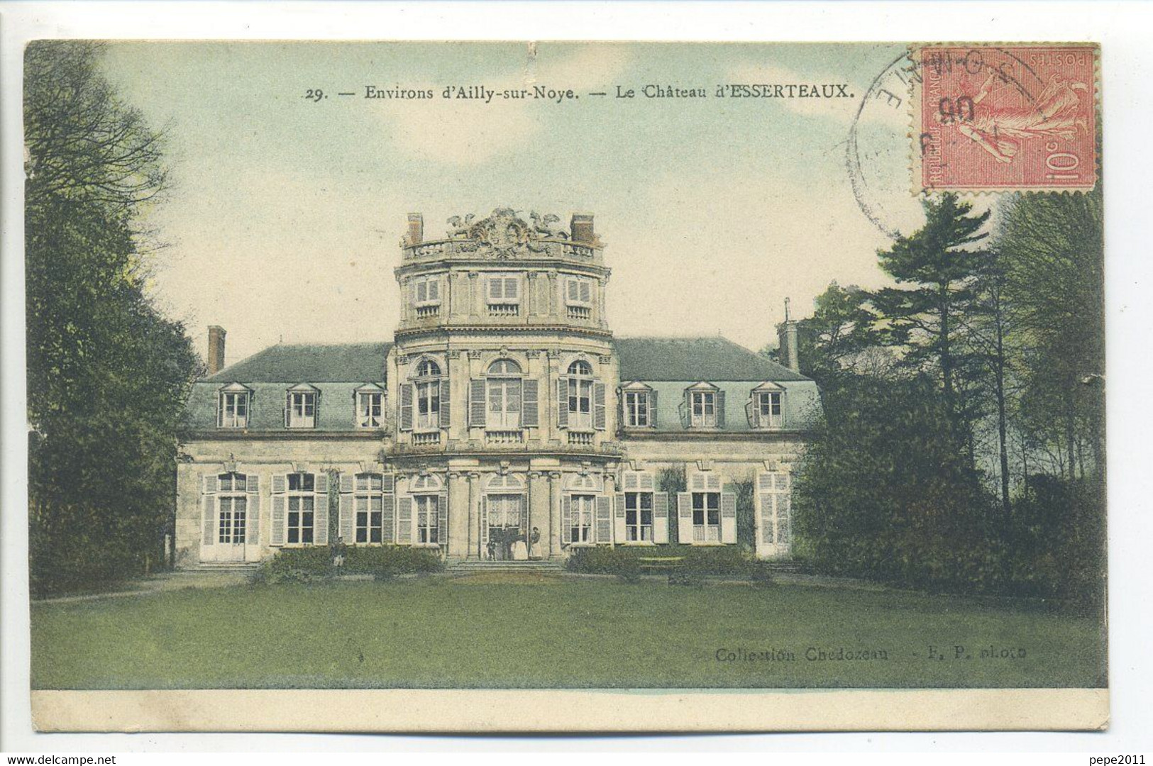 CPA [80] Somme - Environs D'Ailly Sur Noye - Château D'Esserteaux - Ailly Sur Noye