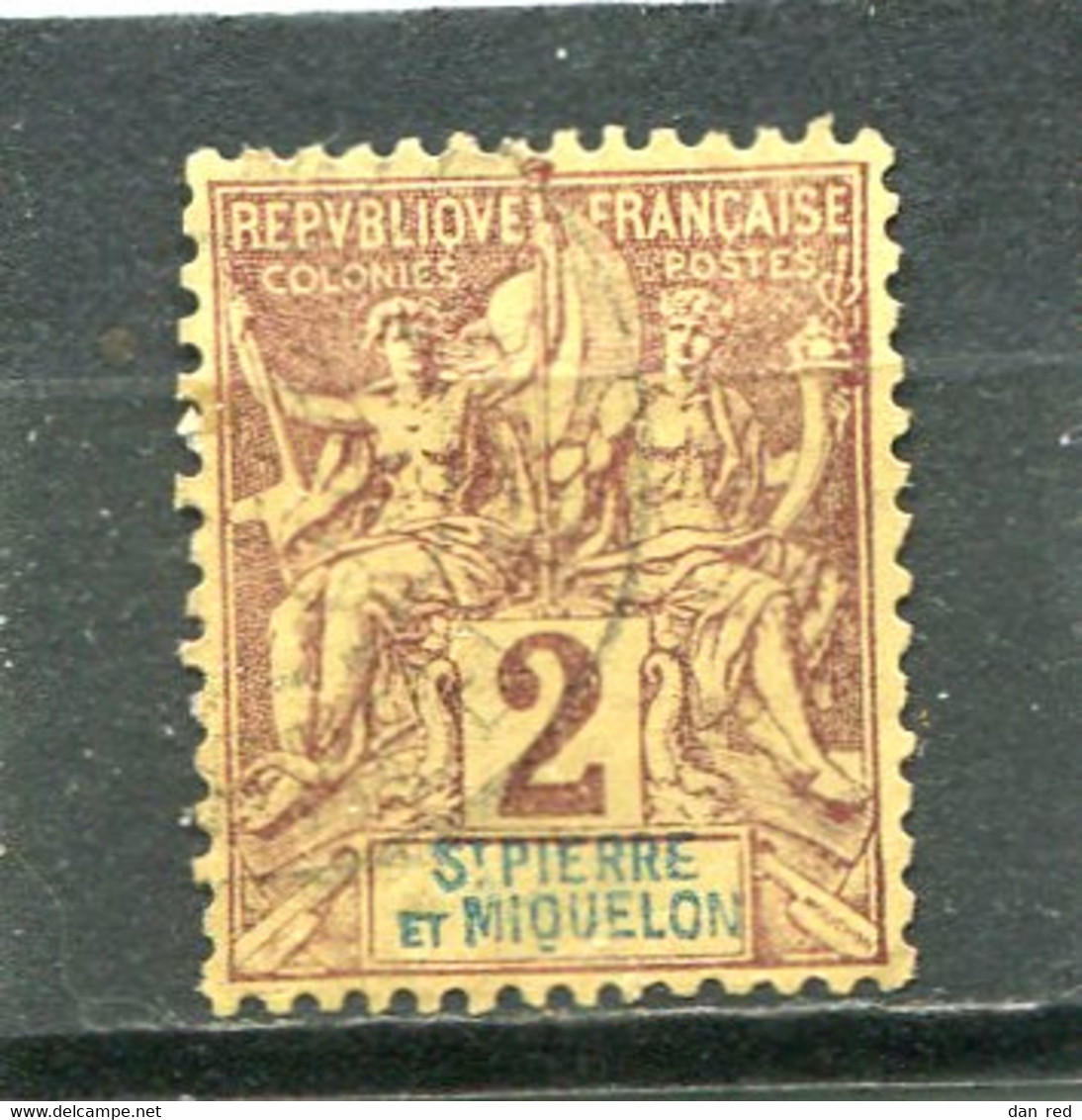 SAINT-PIERRE ET MIQUELON N° 60 (Y&T) (Oblitéré) - Used Stamps
