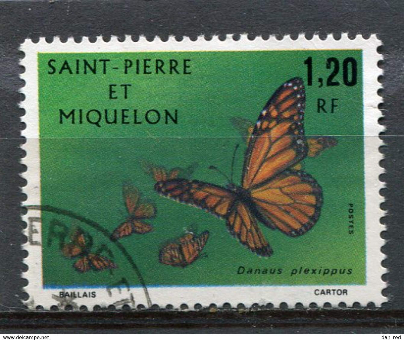 SAINT-PIERRE ET MIQUELON N° 442  (Y&T) (Oblitéré) - Oblitérés