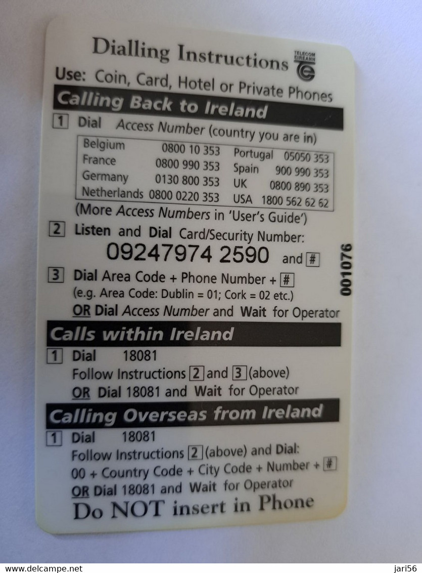 IRELAND /IERLANDE  10,00 POUND/ IRELAND DIRECT/ PREPAID /THICK CARD /BEACH/SEA         ** 12135** - Irland