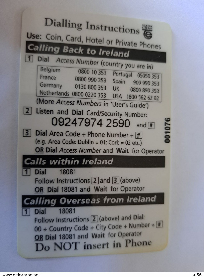IRELAND /IERLANDE  10,00 POUND/ IRELAND DIRECT/ PREPAID /THICK CARD /BEACH/SEA         ** 12135** - Irlande