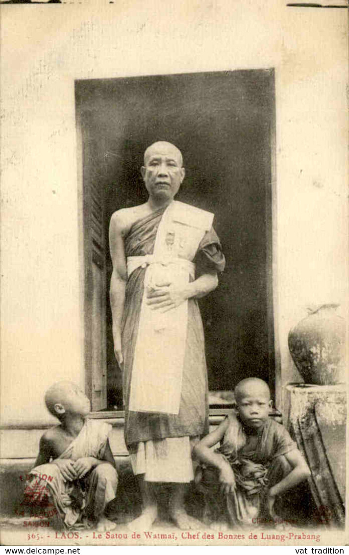 LAOS -  Carte Postale - Le Satou De Watmaï, Chef De Bonzes De Luang Prabang - L 141136 - Laos