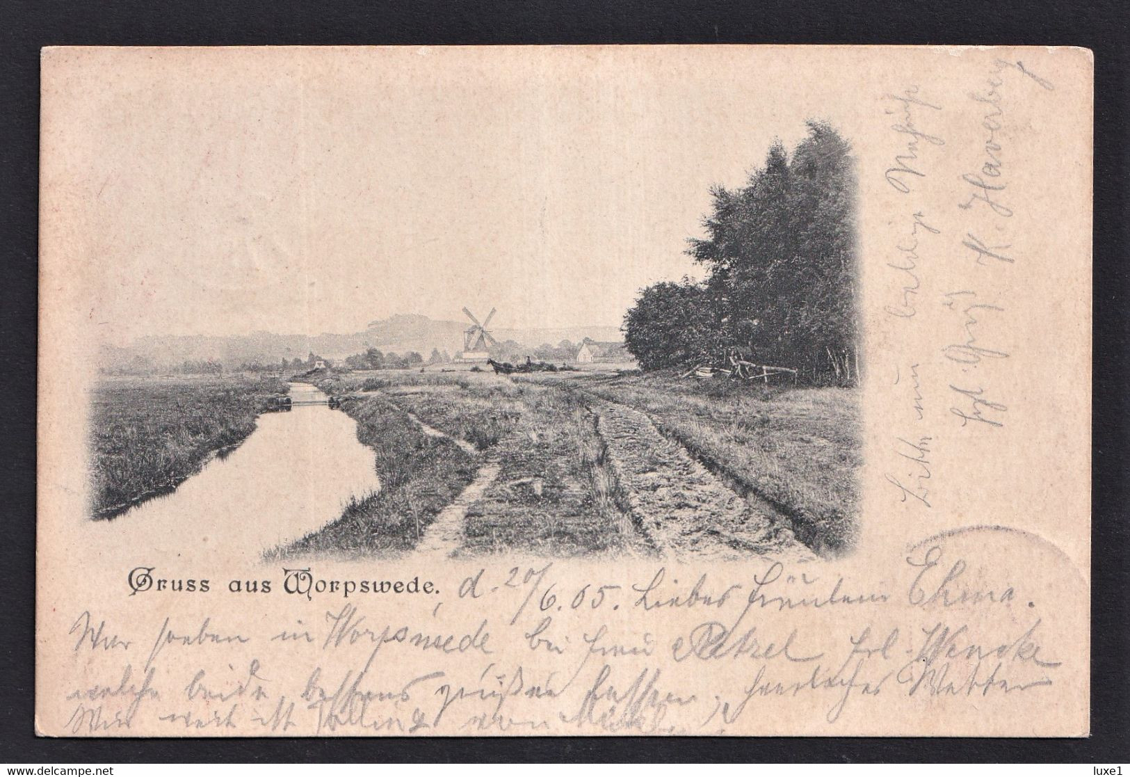 GERMANY ,  Worpswede  ,  OLD  POSTCARD - Worpswede