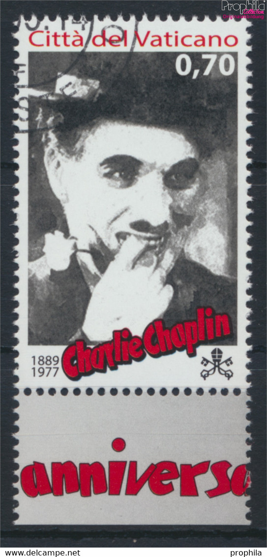 Vatikanstadt 1813 (kompl.Ausg.) Gestempelt 2014 Charlie Chaplin (10005173 - Used Stamps